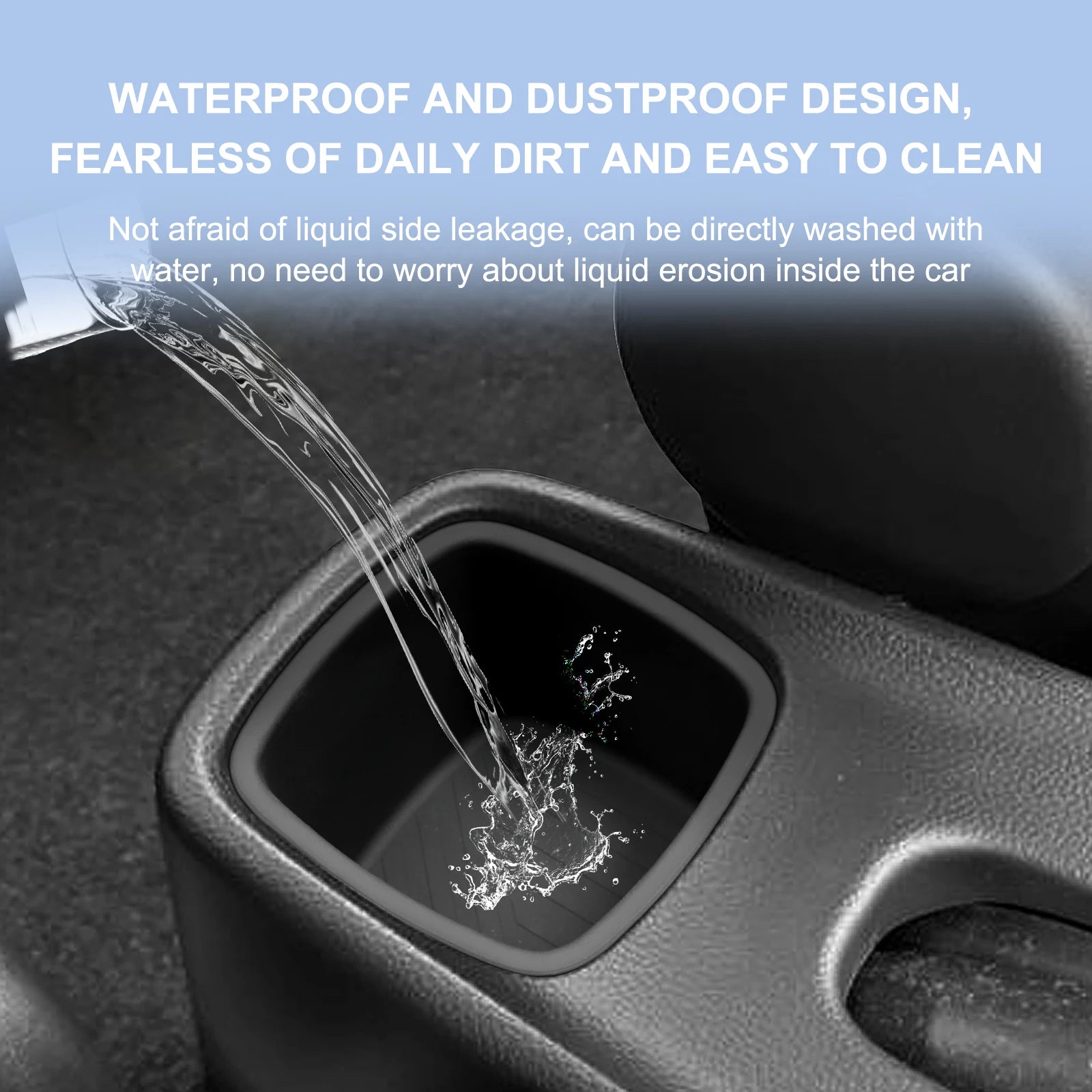 for Suzuki Swift 2016-2024 Car Cup Holder Silicone Central Control Storage Box Anti Dirty Drinks Holder Interior Accessories