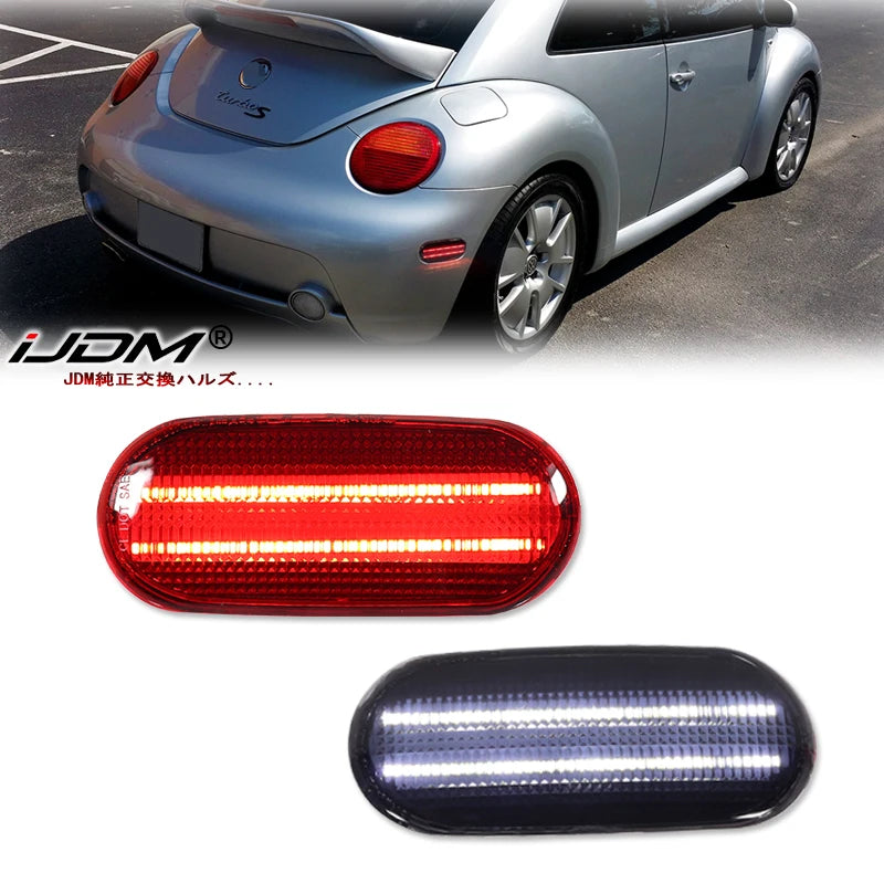 For Volkswagen Beetle Red Rear Fender Sidemarker Lamps Red Driving Lights/Parking Lights,Rear Side Marker Light 1998-2005