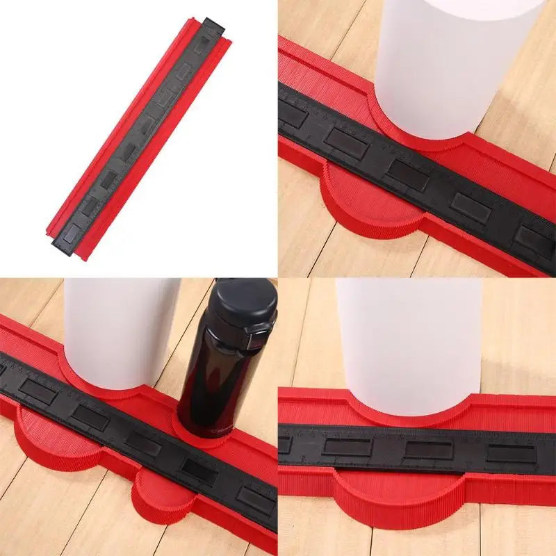 Onnfang Newest Contour Gauge  Multifunctional Plastic Profile Copy Contour Gauges Standard measuring instrument General Tools