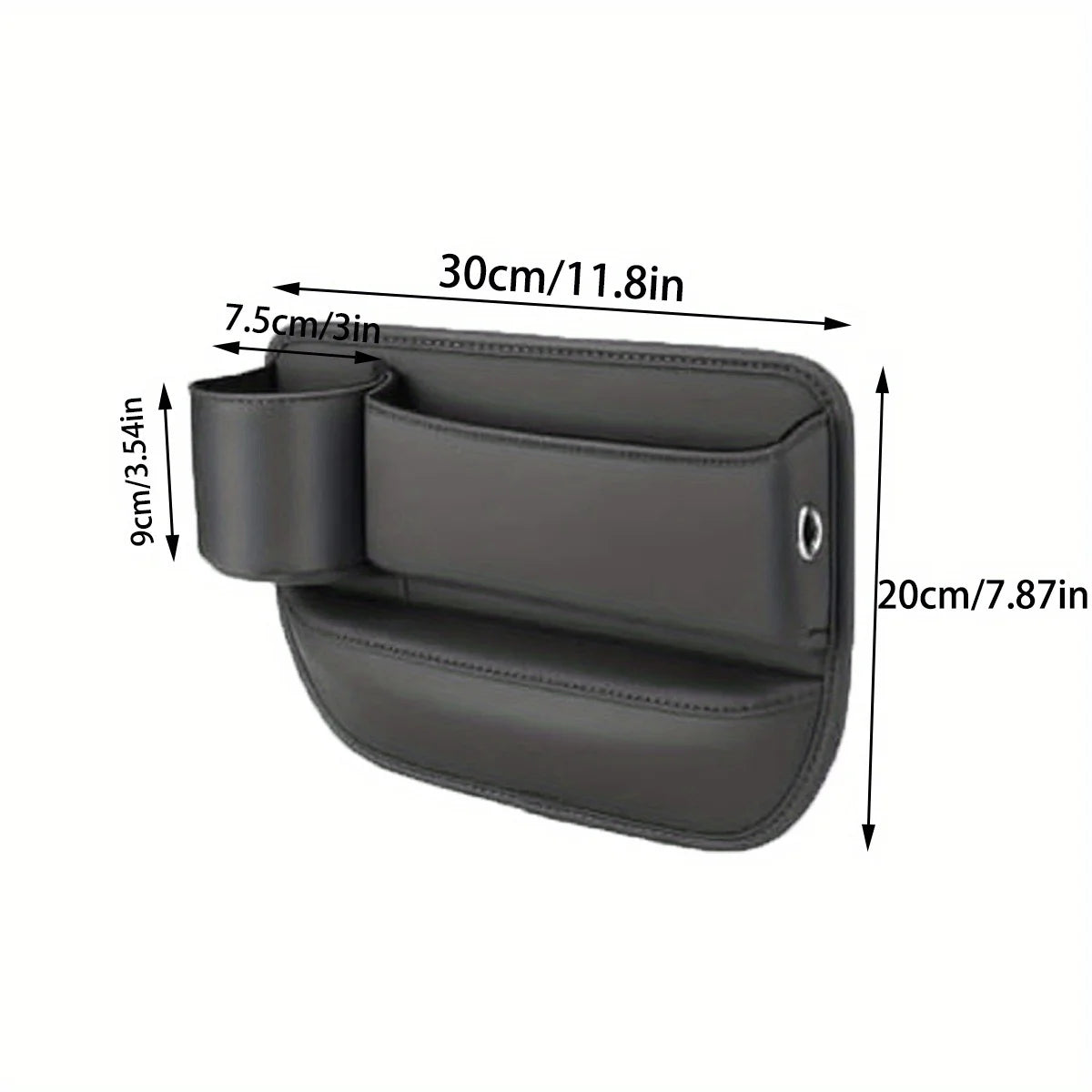 1Pcs Car driver seat gap filler car seat gap storage with cup holder universal car seat storage box for cell phone glasses keys