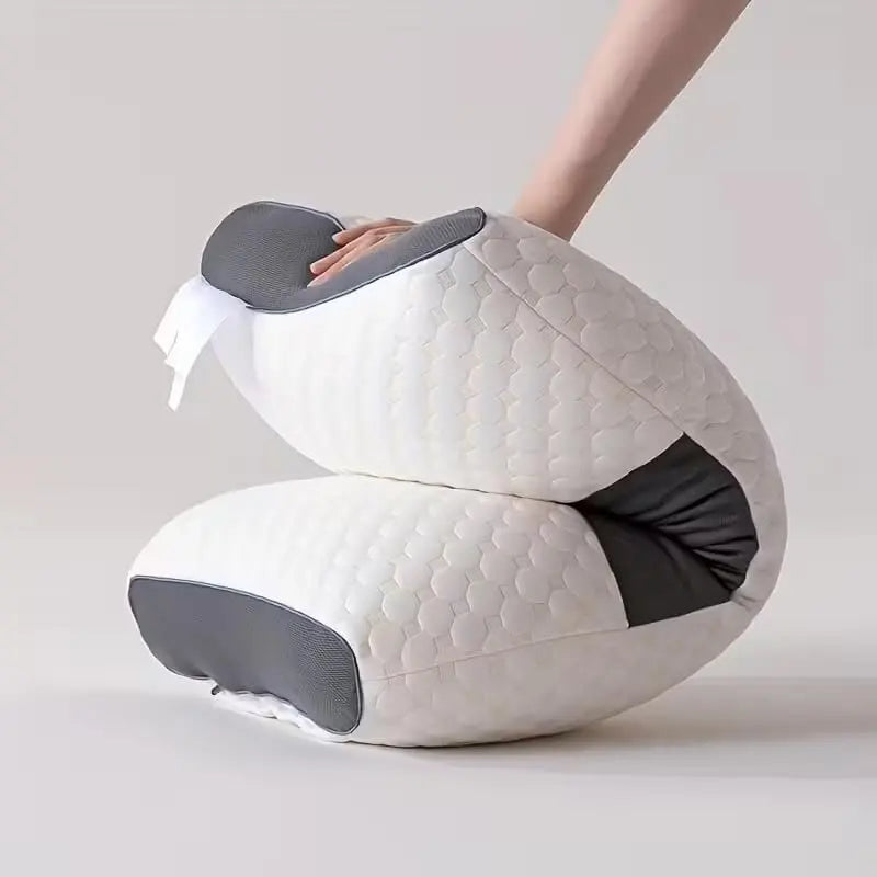 1PC Neck Pillow Help Sleep Protect The Neck Cervical Orthopedic Soybean Fiber Massage Household SPA Pillow For Sleeping