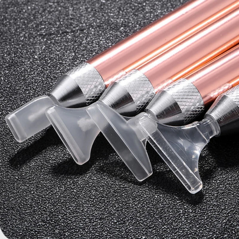 8 in 1 Led Lighted Diamond Painting Pen With Magnifying Glass Magnifier Luminous Point Drill Pen Accessories Tool Set Kit