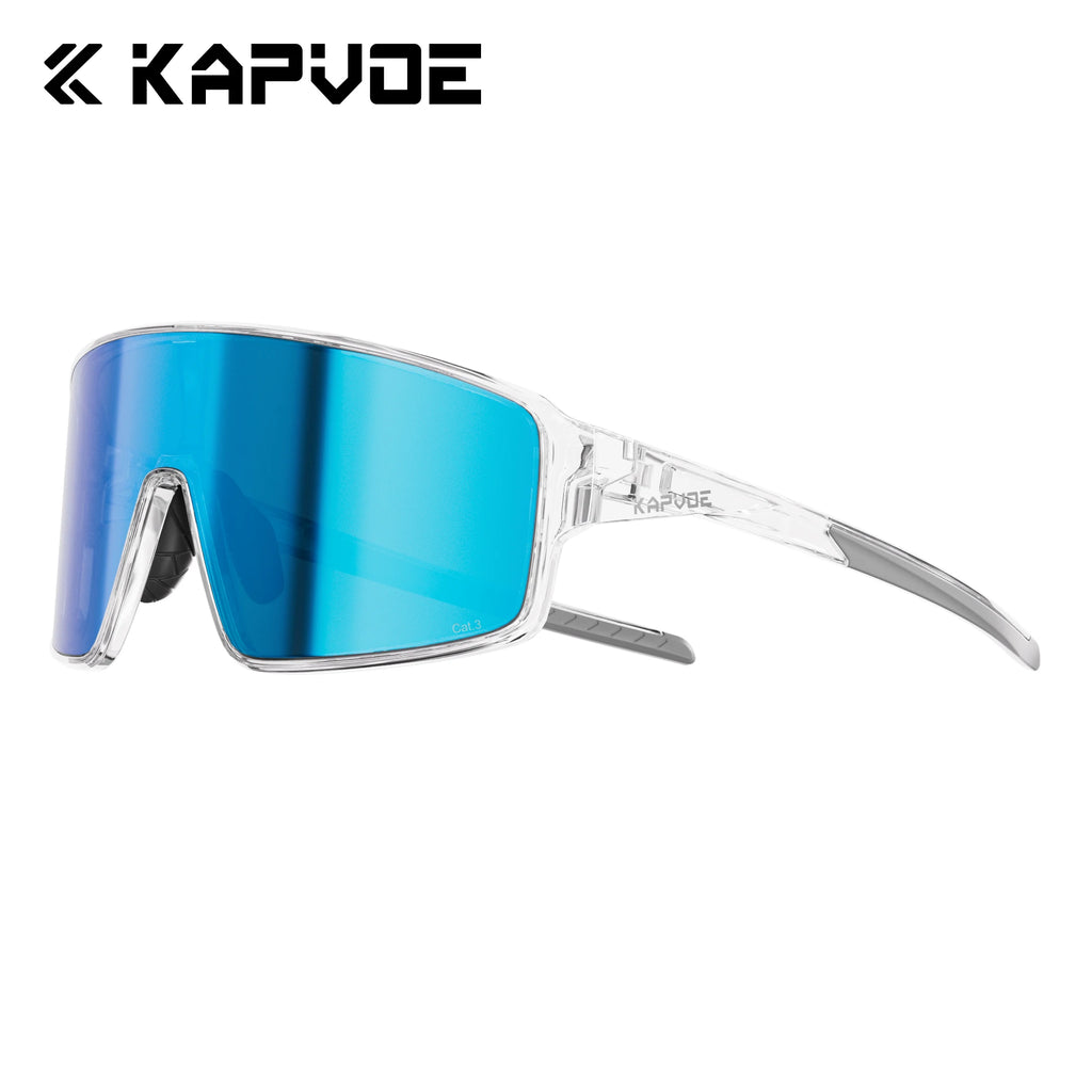 KAPVOE New Hiking Eyewear Cycling Sunglasses Men UV400 Sports MTB Outdoor Goggles Bicycle UV400 Women Running Windproof Glasses