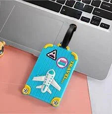 2023 PVC Luggage Tags Travel Accessories Creative Suitcase  Tags Fashion Style Silicon Portable Travel Label ID Addres Holder