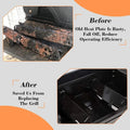 Grill Heat Plate Fire Divider High Temperature Resistant Multiuse Burner Cover for Outdoor Garden Backyard Backpacking Picnic