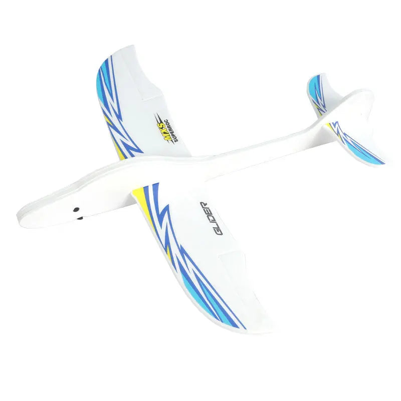 Foam Airplane Launcher Toy EPP Bubble Plane Glider Hand Throw Catapult Plane Toy for Kids Catapult Guns Aircraft Launcher Game