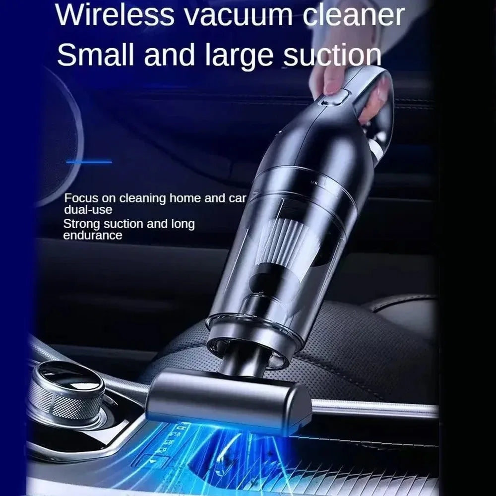 High Suction Portable Handheld Car Vacuum Cleaner Dual‑Use Wet Dry Auto Household Cleaning Tool