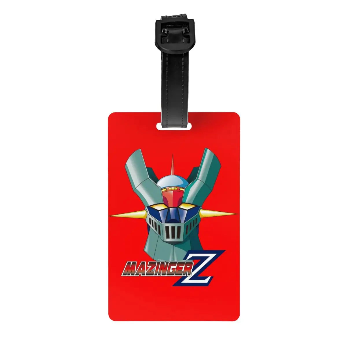 Custom Grendizer Anime Luggage Tag Privacy Protection UFO Robot Goldorak Baggage Tags Travel Bag Labels Suitcase