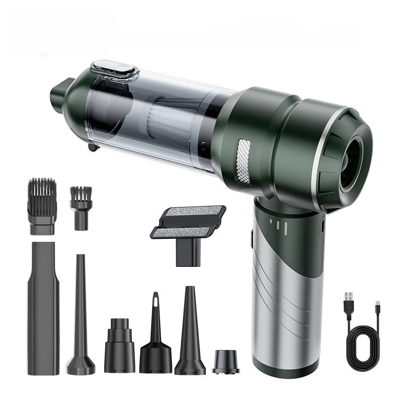 Brushless Motor Wireless Handheld Car Vacuum Cleaner High Power Portable Air Duster Powerful Cleaning Machine For Car Household