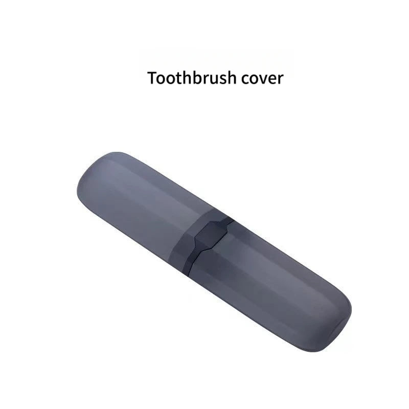 Portable Travel Toothbrush Holder, Leak-Proof & Dustproof Toothpaste Storage Case for Business Trips & Camping