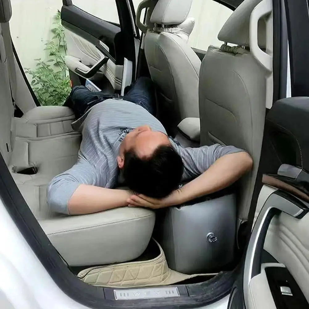 Car Travel Bed Inflatable Bed Back Seat Inflable Air Mattress Accessories Foot Pier Sedan SUV Rear Clearance Pad  Padding