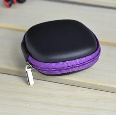 EVA Earphone Case Square Shape Charging Line Cable Organizer Box Portable Coin Storage Bag Keys Holder Case Box