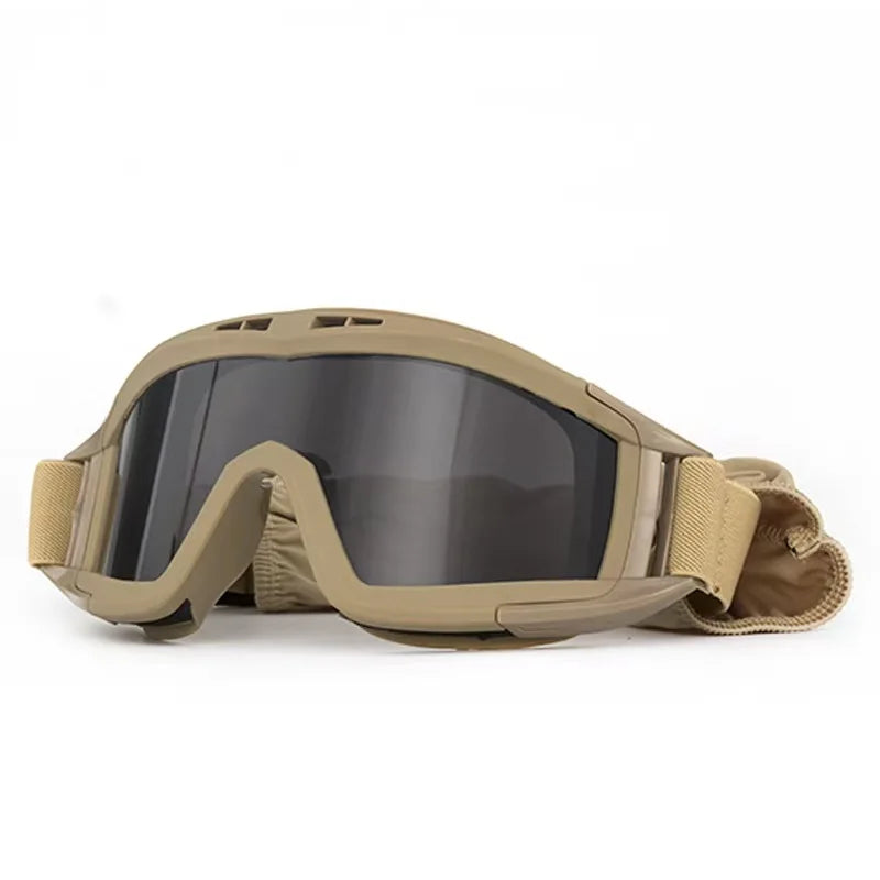 Tactical Goggles Military Shooting Sunglasses Windproof Sand Control Wargame Glasses Army Shooting Airsoft Paintball Glasses