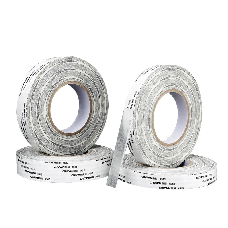 Crown 513 Double-Sided Tape High-Temperature Resistant Non-Woven Cotton Paper Transparent Adhesive Tape with High Viscosity