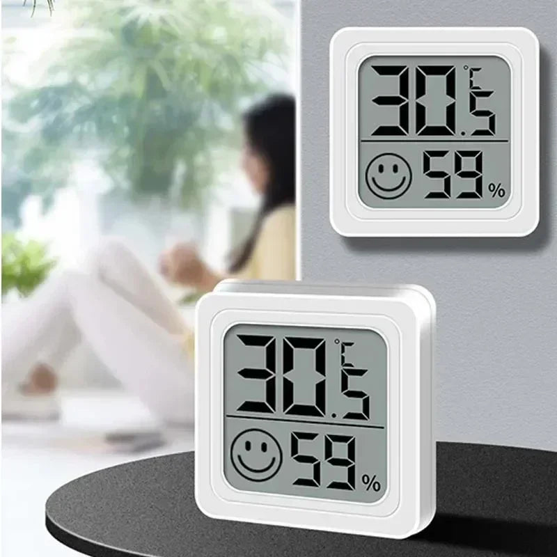 VIVO 2025 Mini Indoor LCD Digital Thermometer Hygrometer Indoor Room Temperature Humidity Meter Sensor Gauge Weather Station