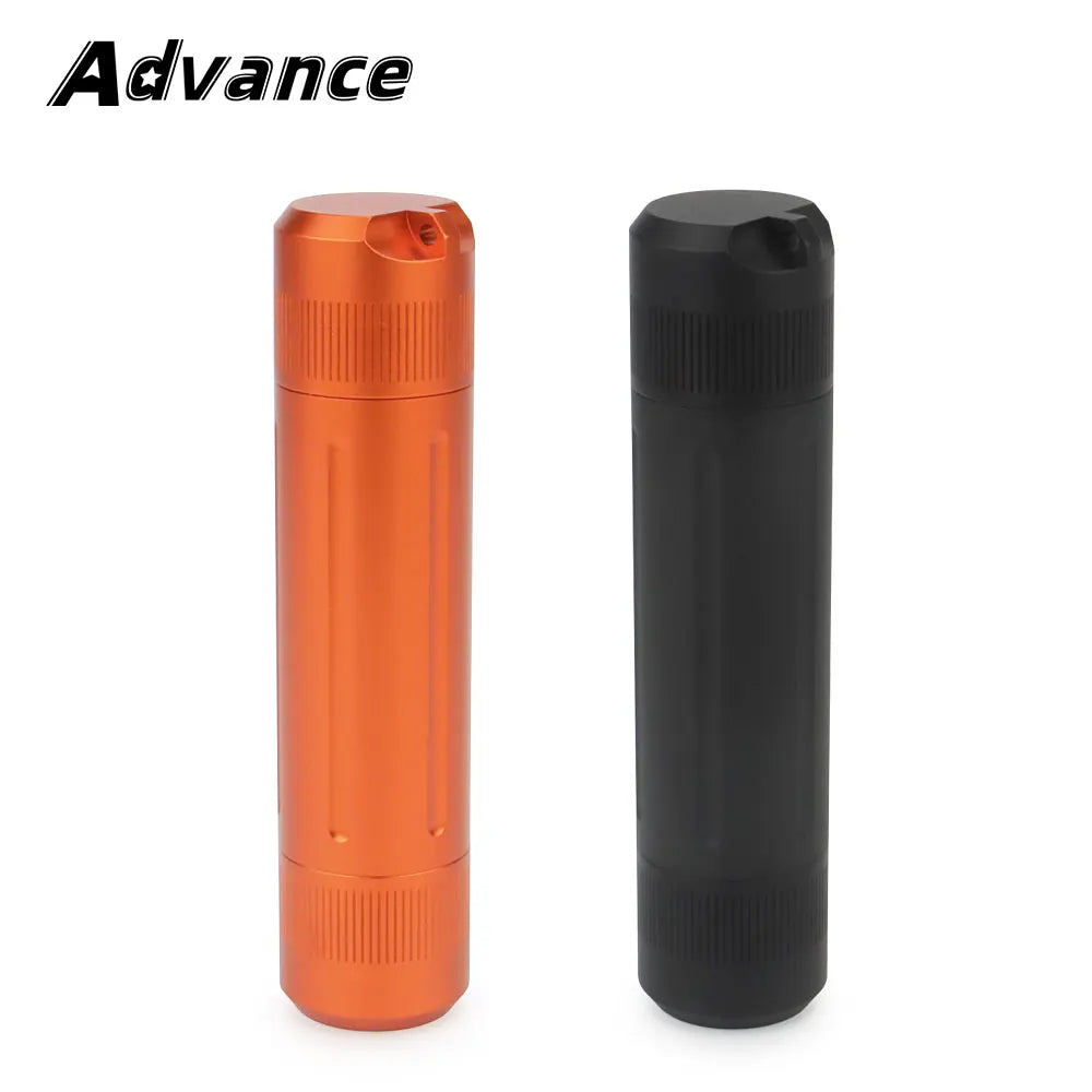 CNC Aluminum Alloy Black Waterproof Bottle Camping Survival Seal Bottle EDC Outdoor Tool