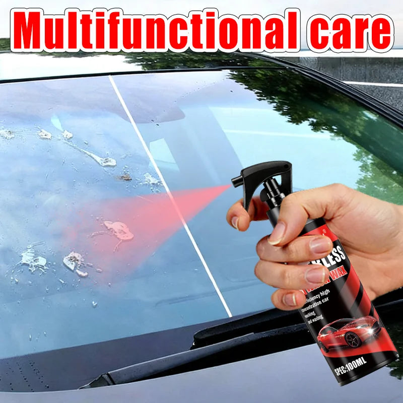 LOORSAN-Highly Concentrated Car Wash Spray No-Rinse Car Wax Polish Quick Coat Ceramic Coating For Auto Detailing 100ml