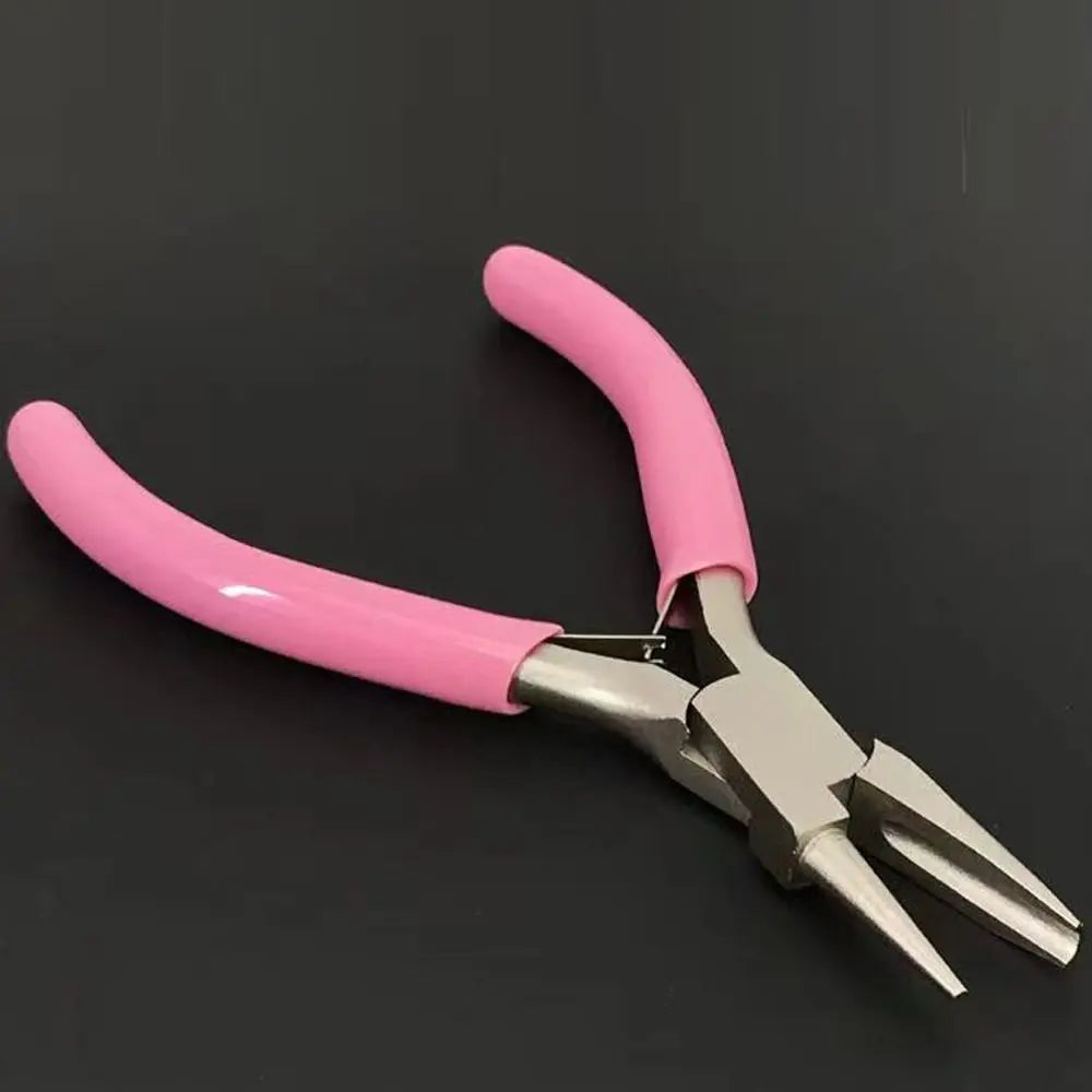 Durable Mini Round Concave Pliers 5 Inch DIY Wire Looping Pliers Portable Precision Jewelry Pliers Jewelry Making