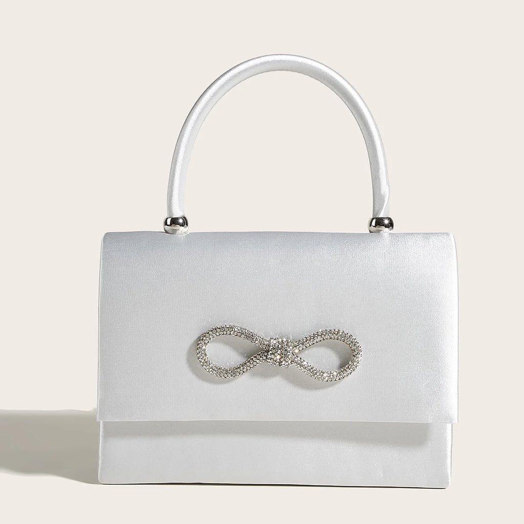 Elegant bowknot Diamond Clutch Crossbody Shape Evening Bag Party Wedding Banquet Handbag For Women Dinner Bag Shoulder Handbags