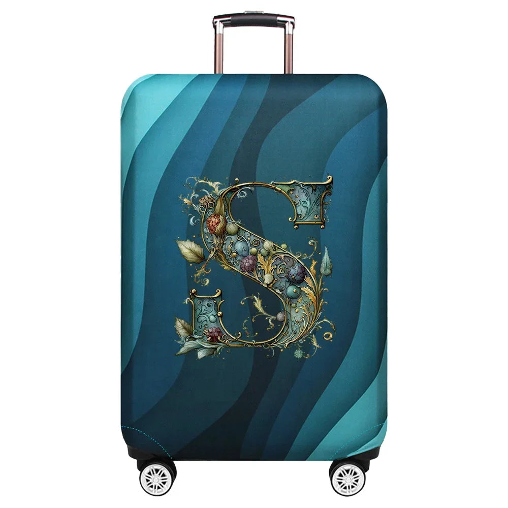 Luggage Covers 18-32inch Protector Travel Luggage Suitcase Protective Cover Stretch Dust Covers Print Graphic Letter Series