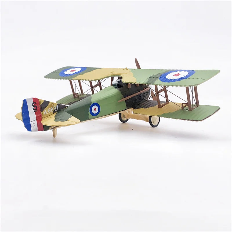 1:72 Scale SE.5a Spade Bristol Bulldog Biplane Propeller Fighter Diecast Metal Airplane Plane Aircraft Model Collection Ornamen