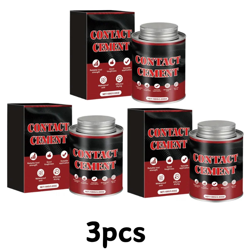 100g Fast Drying Contact Cement Adhesive Waterproof Durable High Toughness Efficient Drying Adhesive For Multi-Material Repairs