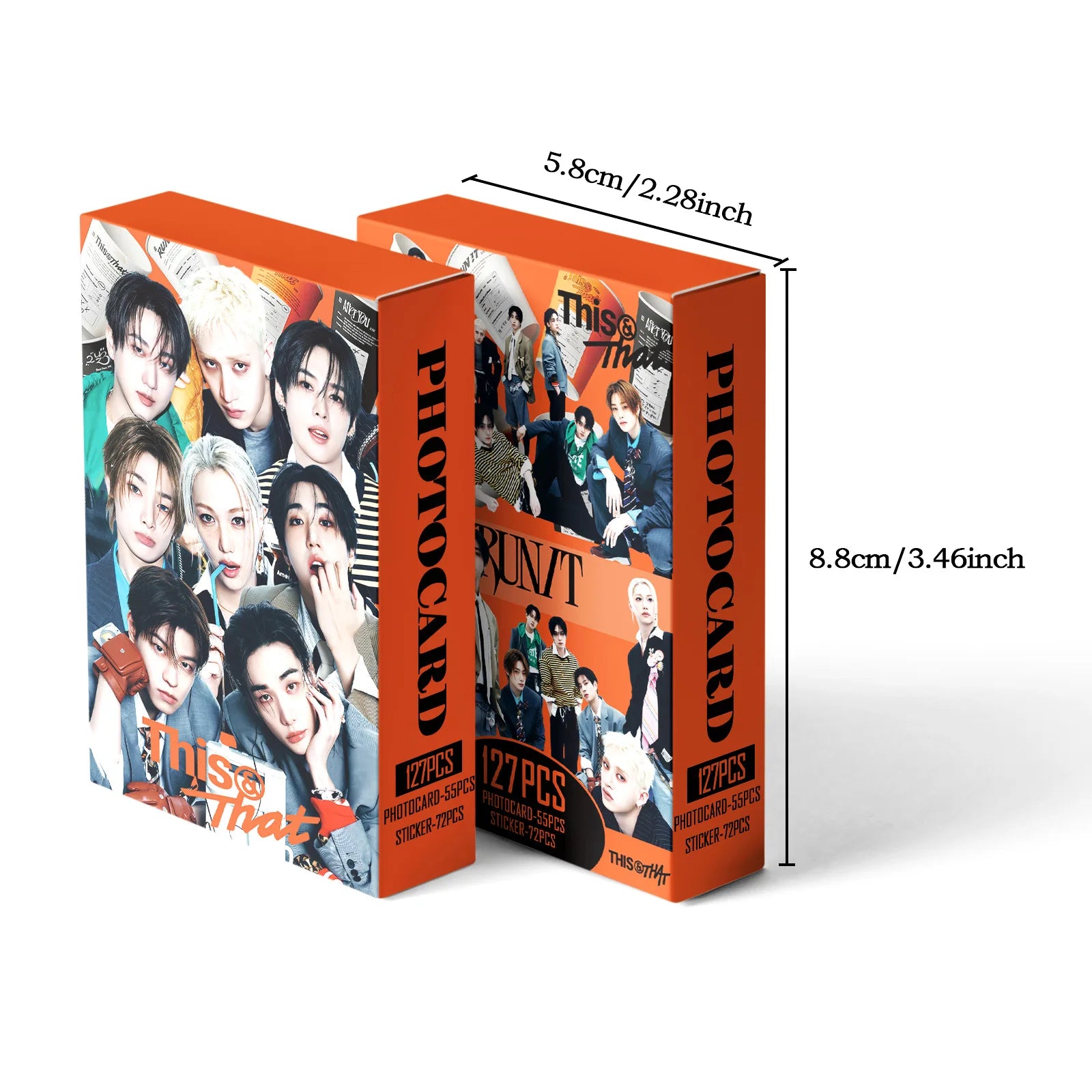 127 Korean Boy Group THIS&THAT Mini Cards Stickers Celebrity Photo Cards LOMO Cards Fan Collection Cards Gift