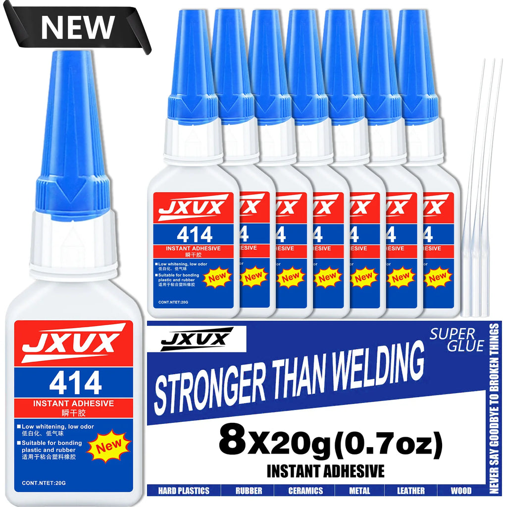 414/480 Rubber Adhesive Glue Flexible Instant Tire Repair Black Glue  Cyanoacrylate Adhesive Super Strong Wear-resistant Non-corrosive Adhesive Instant Bond Leather 20g.