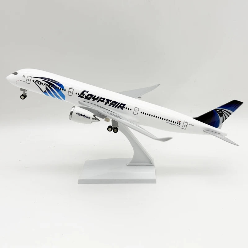 Scale Aircraft 1:250 30CM A350 Model Aircraft Egypt Air 350 Airlines Plane Models Diecast Collectible Miniatures Airplanes Toys