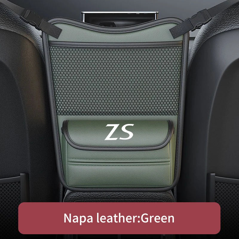 Car Organizer For MG ZS Seat Storage Box Car Hanging Storage Bag Tissue Box Car Stowing Tidying Storage Pocket