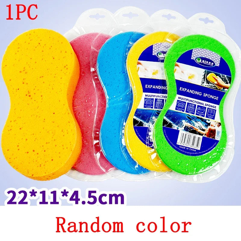 8-shaped Honeycomb Large Sponges High-density Car Washing Sponge Block Car Cleaning and Waxing Tools Auto Cleaning Accessories