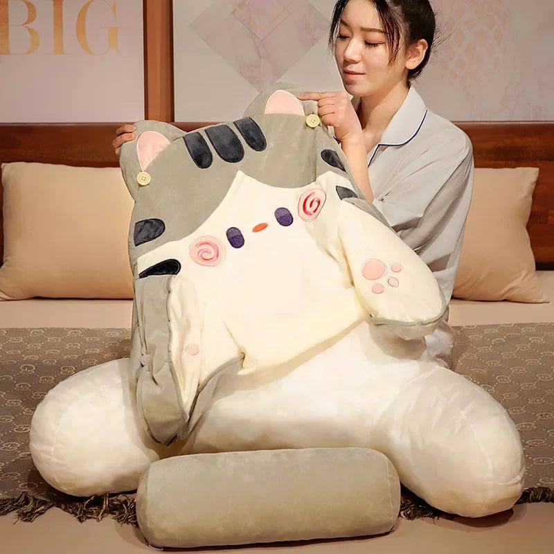 Tatami mattress cartoon headrest cushion soft bag backrest mattress sofa cushion waist  waist cushion