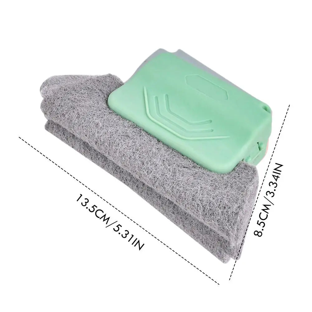 Car Window Track Cleaning Brush Balcony Window Groove Cleaning Brush Tools Sliding Door Track Crevice Household Clean Tool