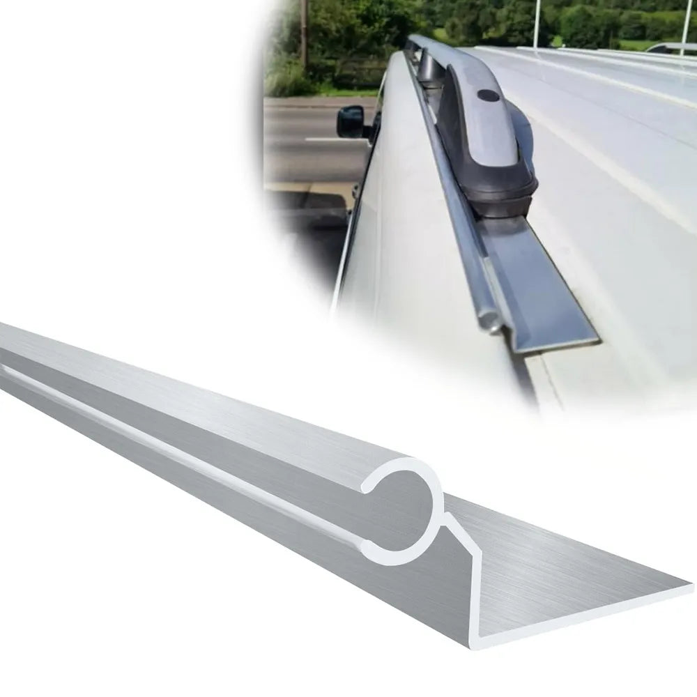 4pcs RV Awning C Rails Channel Roof Bars Pop Top Channel Rail For VW T5 T6 SWB Transporter Camper Motorhome RV Accessories 60cm