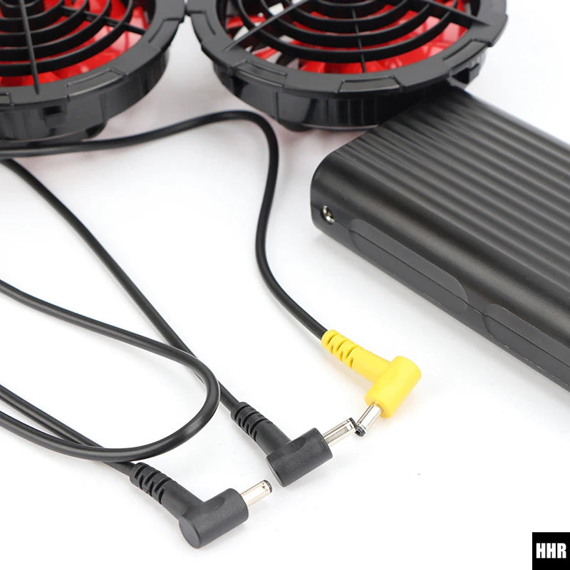 21V Wearable Cooling Fan Personal Air Conditioner, Summer Heat Relief Fan for Outdoor Work Clothing Accessories