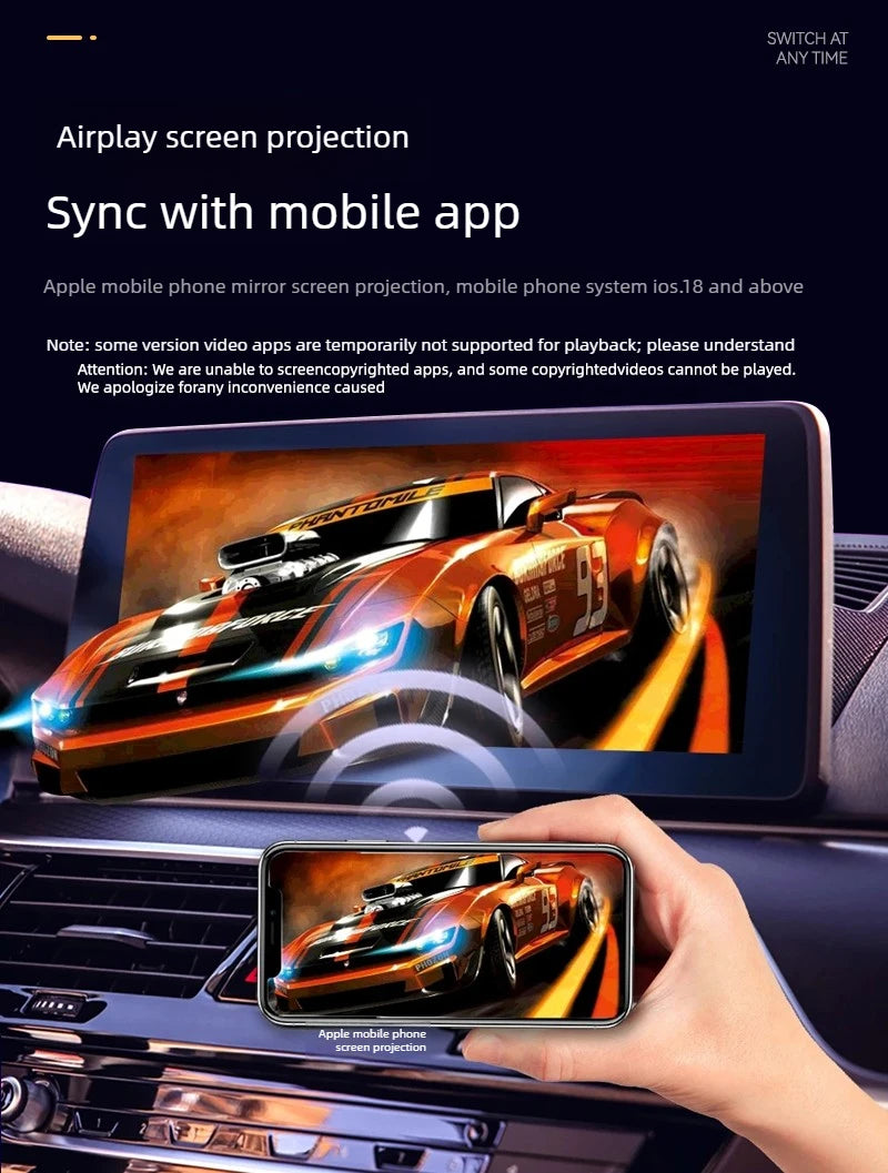 2026 Upgrade 4 in 1 Wireless Carplay Dongle Android Auto Adapter Mirror Link Screen Plug & Play Bluetooth for Apple and Android
