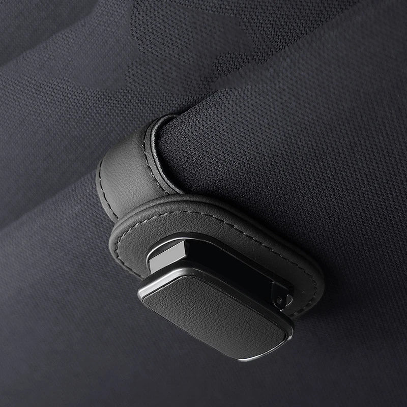 Car Glass Holder Car Sun Visor Glass Storage Car Interior Supplies Car Ticket Sunglasses Holder