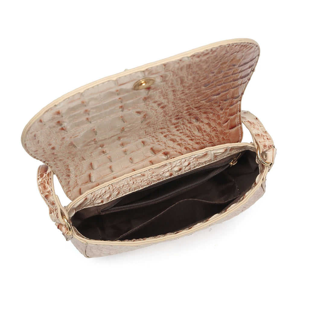 Multi-pocket Flap Shoulder Bag Adjustable Soft Strap Lightweight Portable Handbag Large Capacity Storage Design Practical Daily Outdoor Camping Hiking Travel Casual Carry Bag for Women Fashionable Delicate Convenient Daily Es