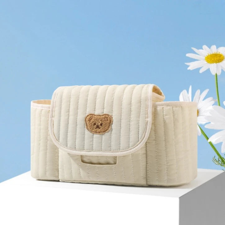 Bear Baby Diaper Bag Newborn Milk Bottle Holder Bags Mummy Storage Bag for Baby Stuff Collection Stroller Accessories Baby Care