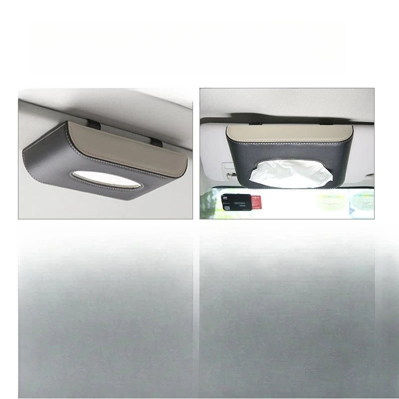 Car Tissue Box, Car Tissue Box, Napkin Box, Car Hanging Sun Visor Tissue Box