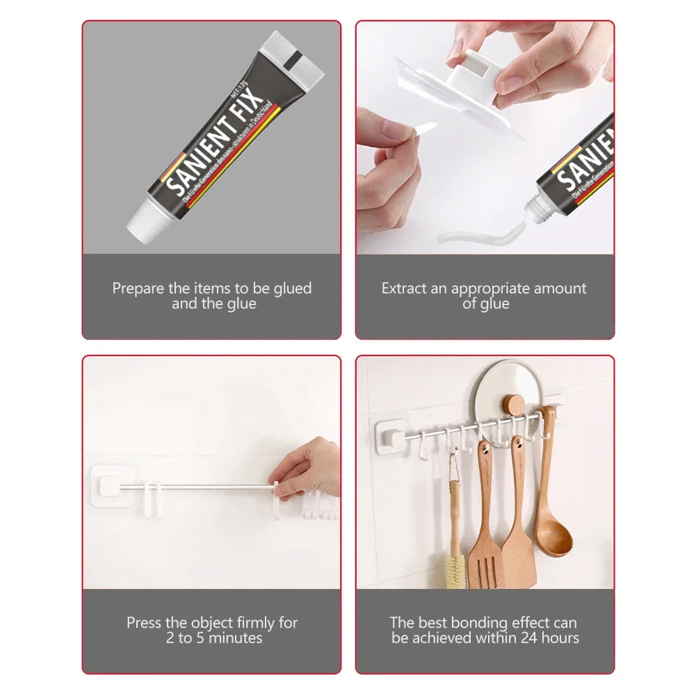 Strong Universal Nail-free Glue Waterproof Multifunction Super Adhesive for Wall Metal Mirror Bathroom Shelf without Punching