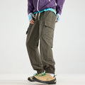 CHRLCK Men's Water-repellent Hiking Cargo Pants Breathable  Fashion Cargo Pants Autumn Trousers Fishing Camping Pants Male