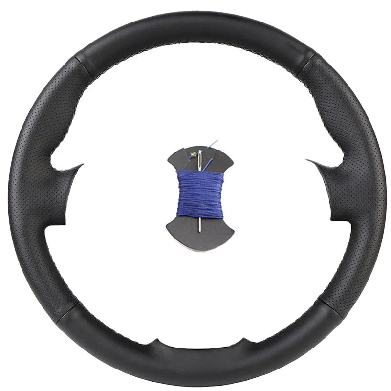 Customized DIY Anti-Slip Car Steering Wheel Cover For Honda City 2002-2008 Fit Jazz 2001-2007 Microfiber Leather Auto Grip Cover
