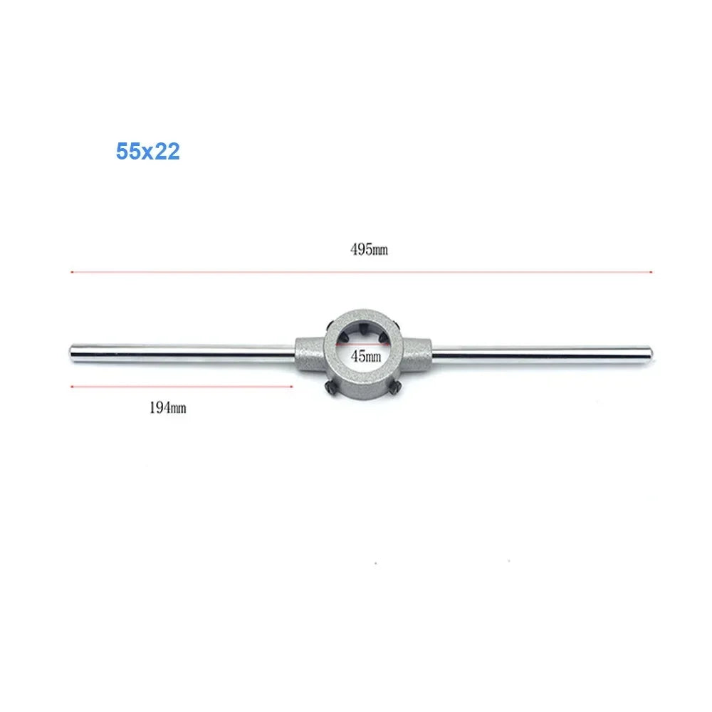 Round Die Wrench Adjustable Manual Die Wrench Holder Circular Die Handle Hand Tool For Dies Threading Tools