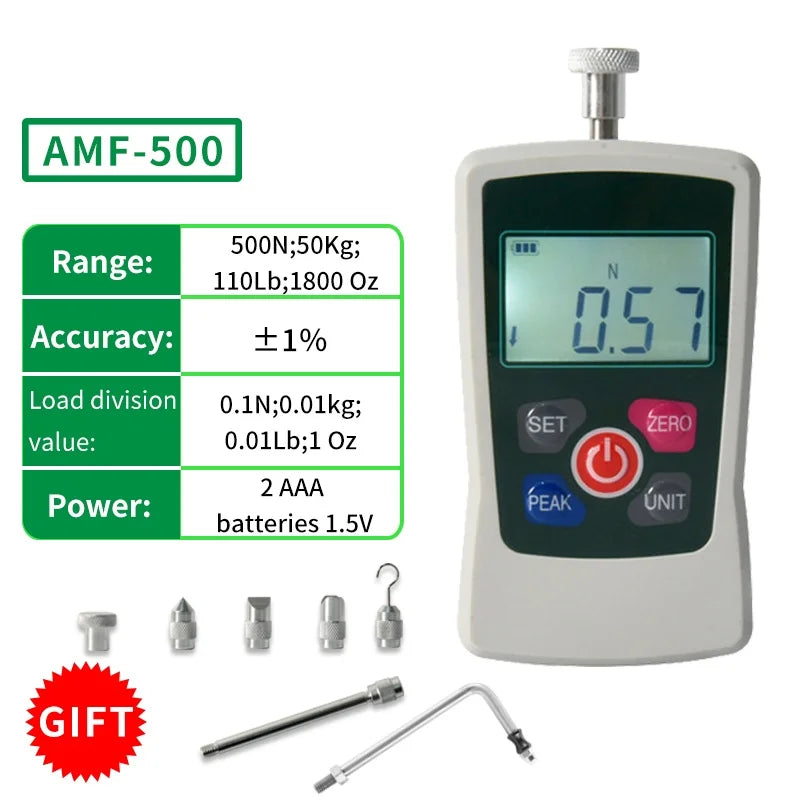 ALIYIQI Trigger Pull Pul Force Gauge Four Units Professional Gun Dynamometer With Large LCD Screen For School Teaching Mechanics
