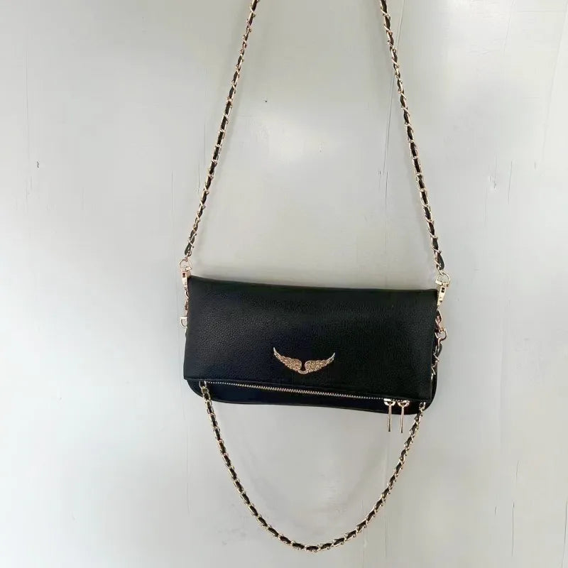 Femmes Mini Wing square bag, 2026 mode crossbandoulière sac, mignon petit sac à main, sac à main multifonctionnel chic