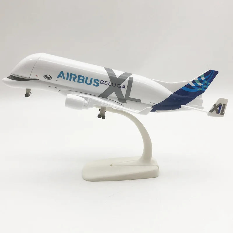 JASON TUTU 20CM Diecast Metal Planes BELUGA AIR BUS Plane Airplane Model Aircraft Model Collect Gifts