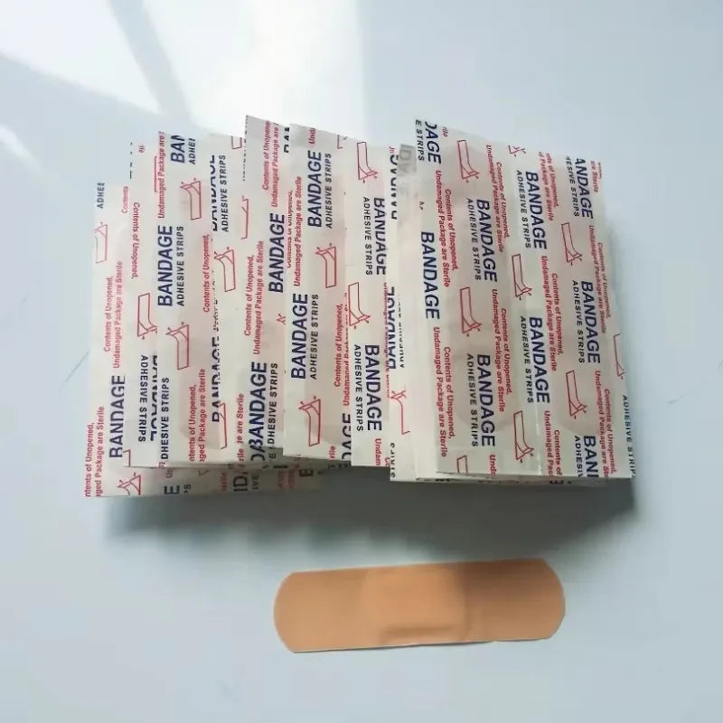 500-50pcs Band-Aids Waterproof Breathable Cushion Adhesive Plaster Wound Hemostasis Sticker Band First Aid Bandage Medical Gauze