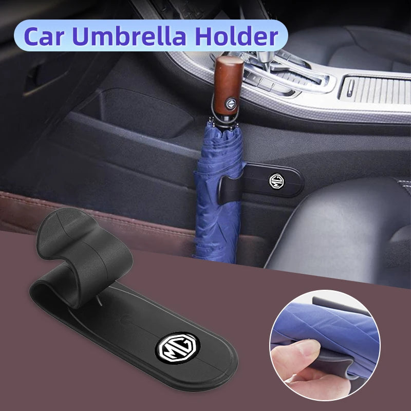 Car Umbrella Holder Fixing Bracket Car Trunk Fastener Clip Backpack Hanging Hook For Morris Garages MG 3 5 6 7 HS ZS GS TF GT ZR