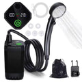 Outdoor Portable Shower Camping 6000mAh Rechargeable LED Display Outdoor Simple Electric Mobile Shower Set